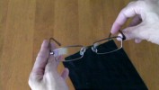 39 Dollar Glasses review - Sept 2009 - lens4 - inspecting AR coating