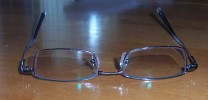 Optical4less review - June 2006 - glasses close-up (transitions lenses) 2