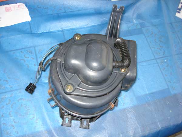rx7 blower motor assembly removed