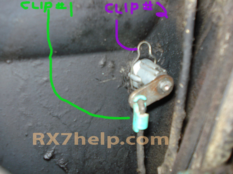rx7 door lock closeup in door